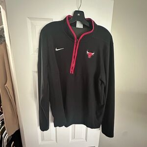 NBA Black and Red Dri-FIT Pullover